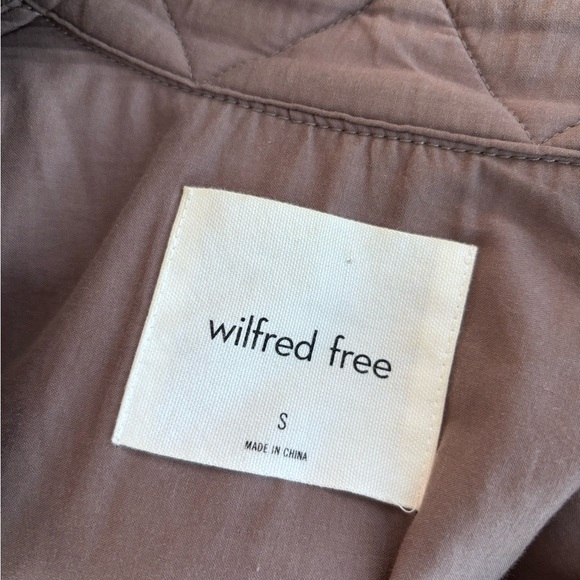 ARITZIA Wilfred Free Ganna Shirt Jacket Shacket Tan S - Picture 6 of 15